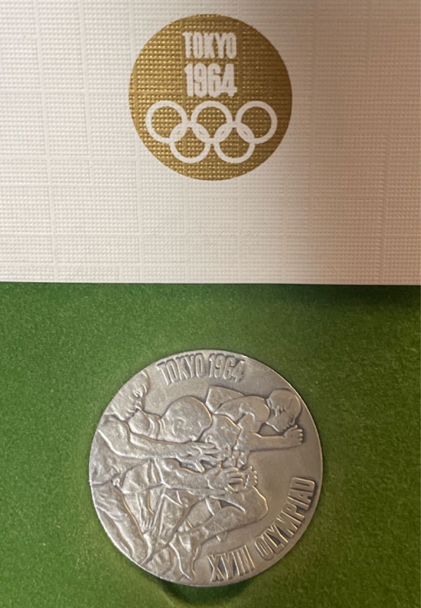 東京オリンピック 1964 記念銀メダル silver925 重さ18 73g 銀メダル美