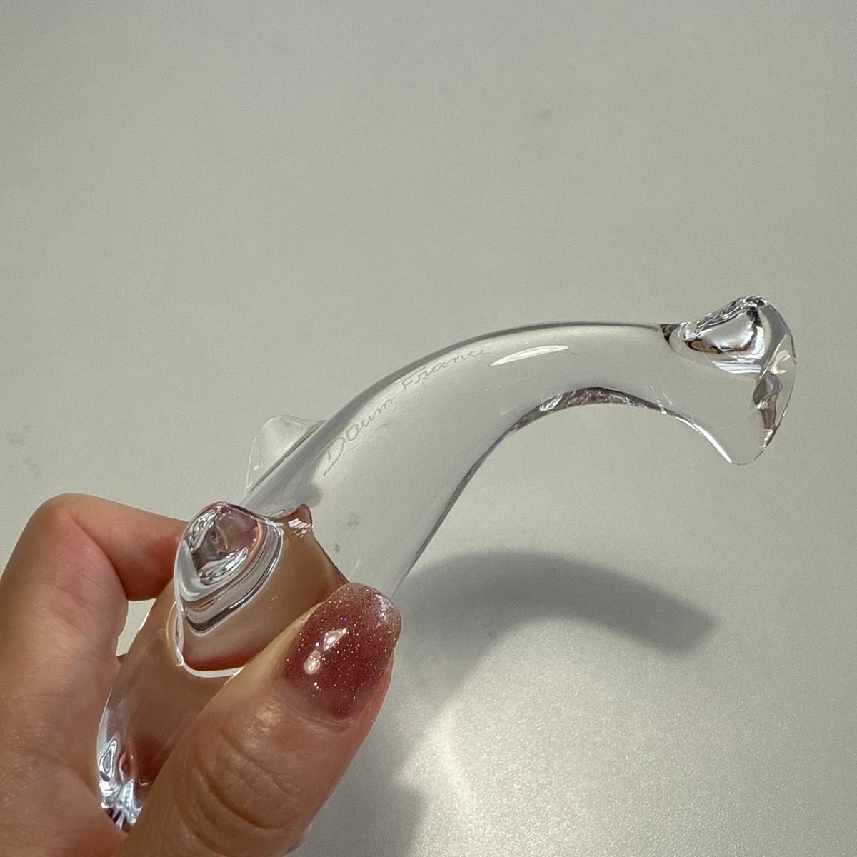 daum クリスタル イルカのオブジェ