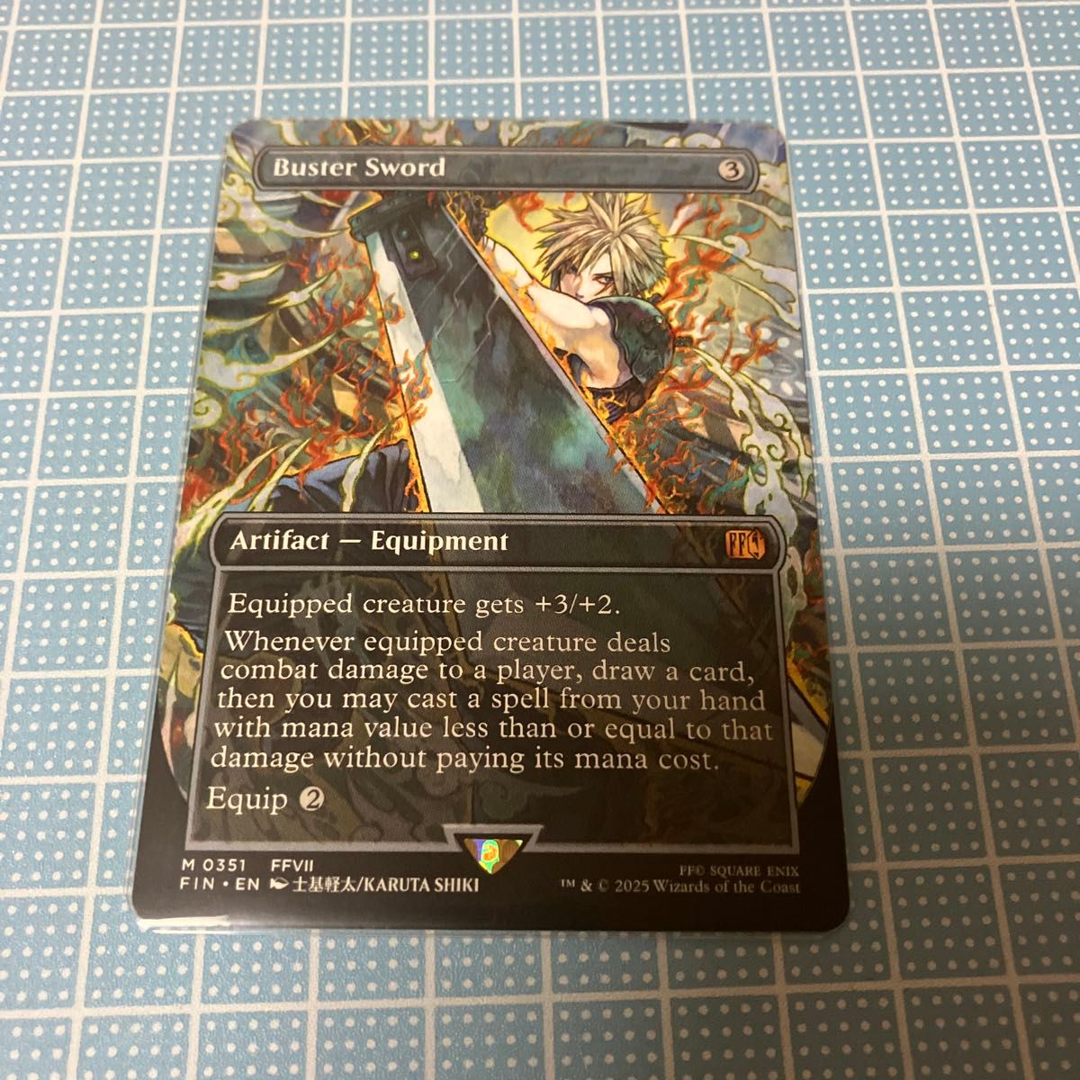 ボーダレスFoil】バスターソード/Buster Sword MTG 英語 MTG バスター