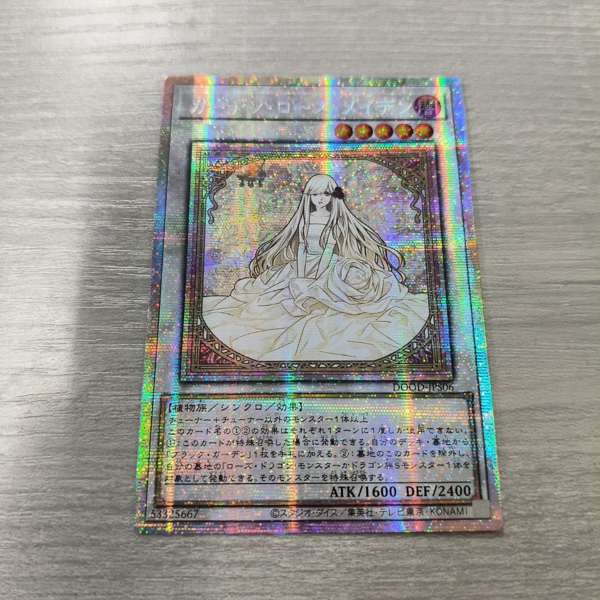 遊戯王 ガーデン・ローズ・メイデン プリズマ プリシク アジア 絵違い