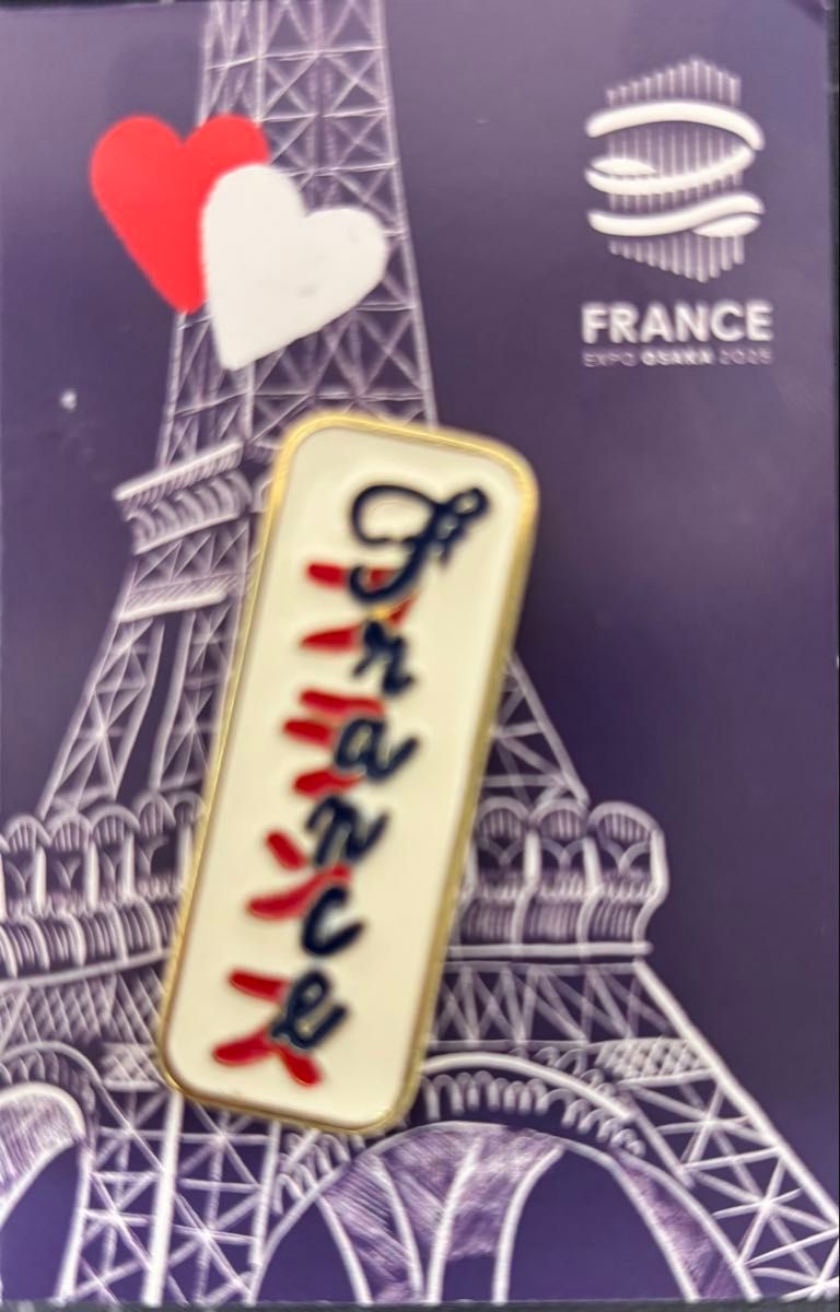 希少！万博 フランス館 ピンバッジ 非売品】 関西万博2025 フランス館