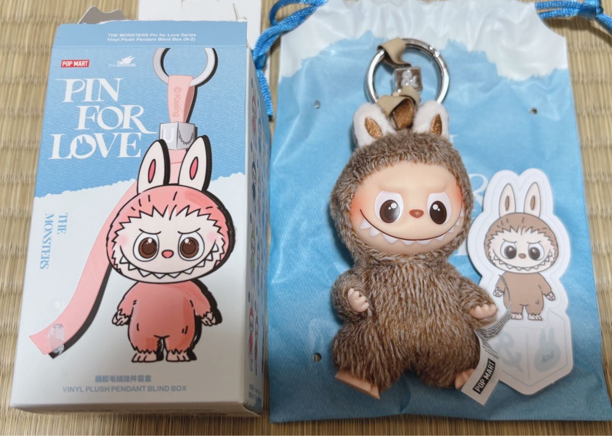 POPMART THE MONSTERS PIN FOR LOVE ぬいぐるみペンダント アソート