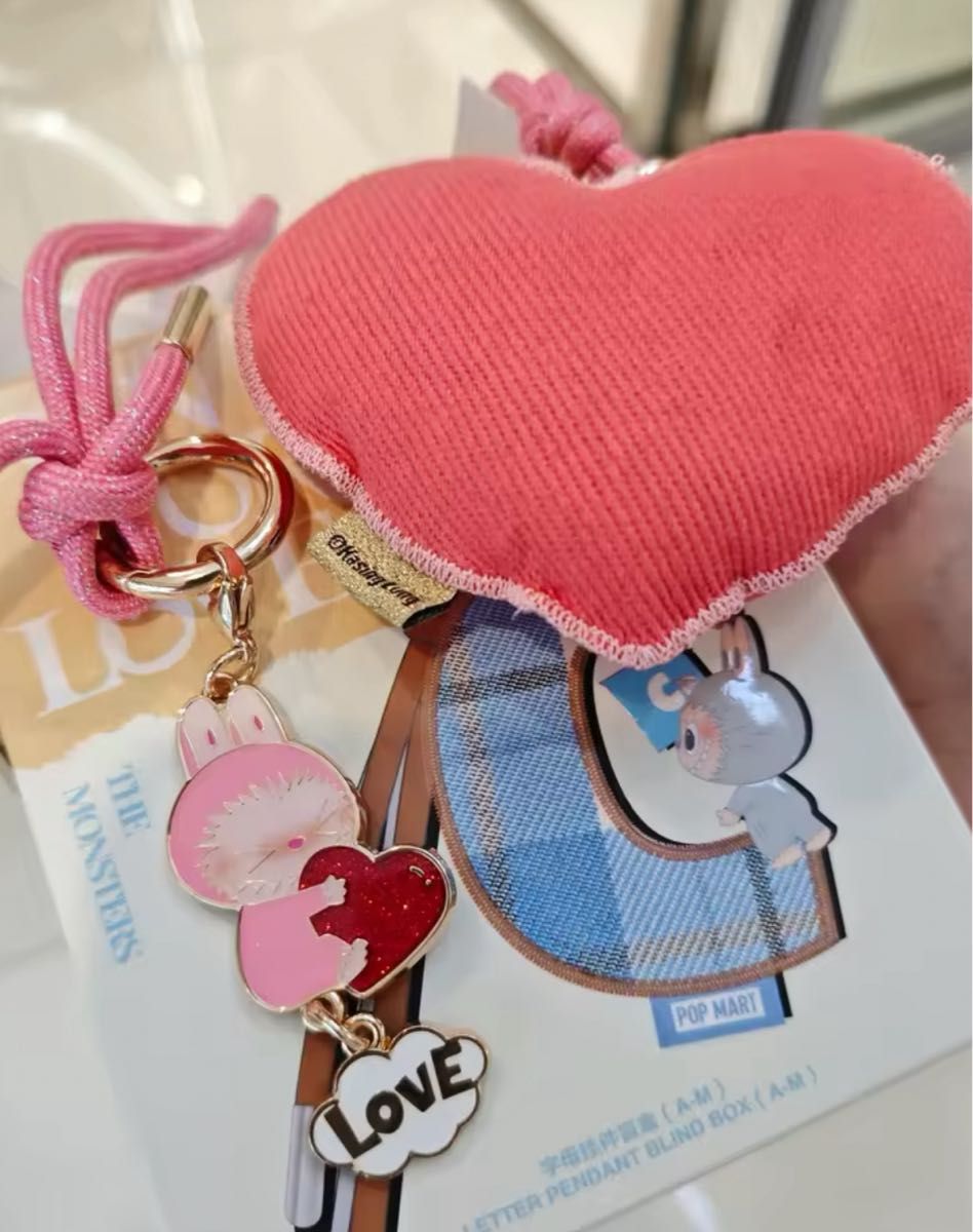 ラブブ PIN FOR LOVE イニシャル キーリング シークレット｜Yahoo