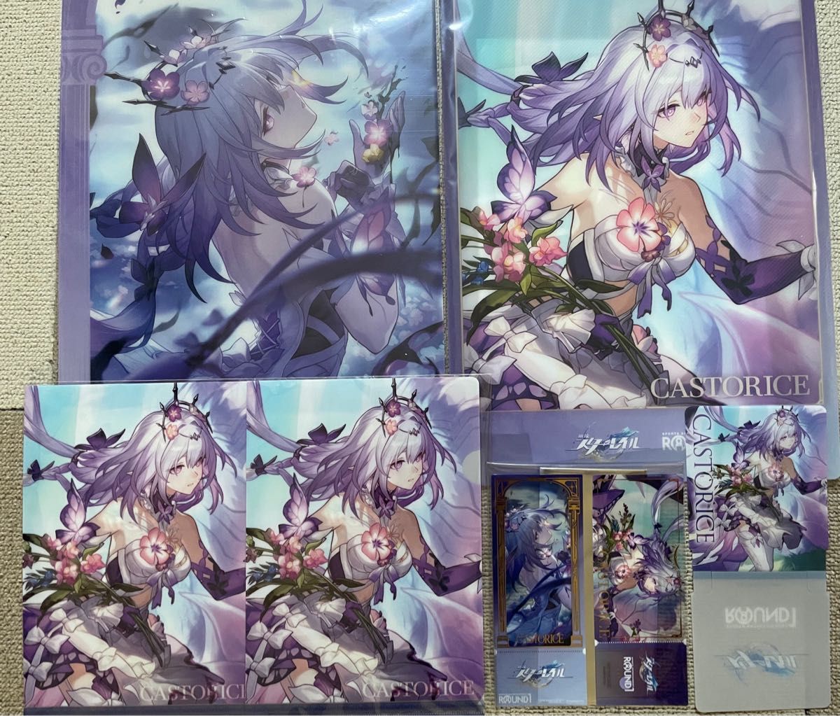 崩壊スターレイル クリアファイル ファイノン ラウンドワン限定 5枚