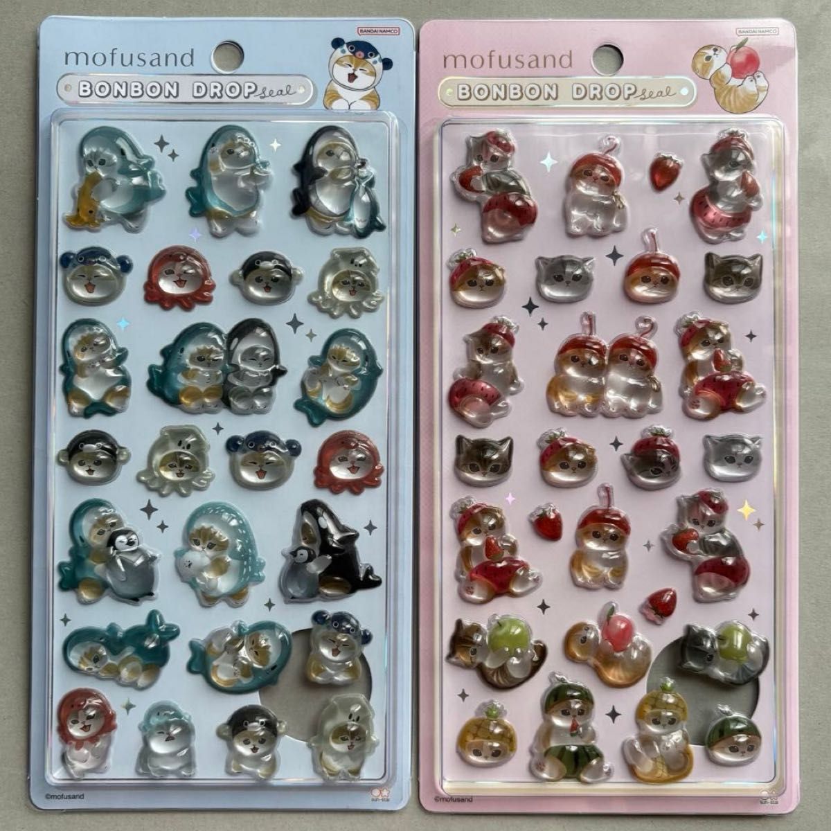 新品】ボンボンドロップシール モフサンド mofusand 2種セット｜Yahoo