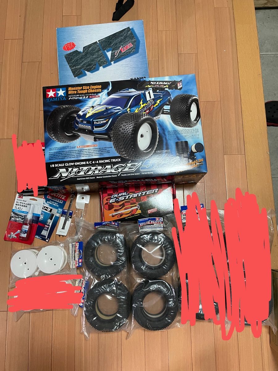 タミヤ ナイトレージ 5 2 エンジンRC 1/8 新品未組立｜Yahoo!フリマ