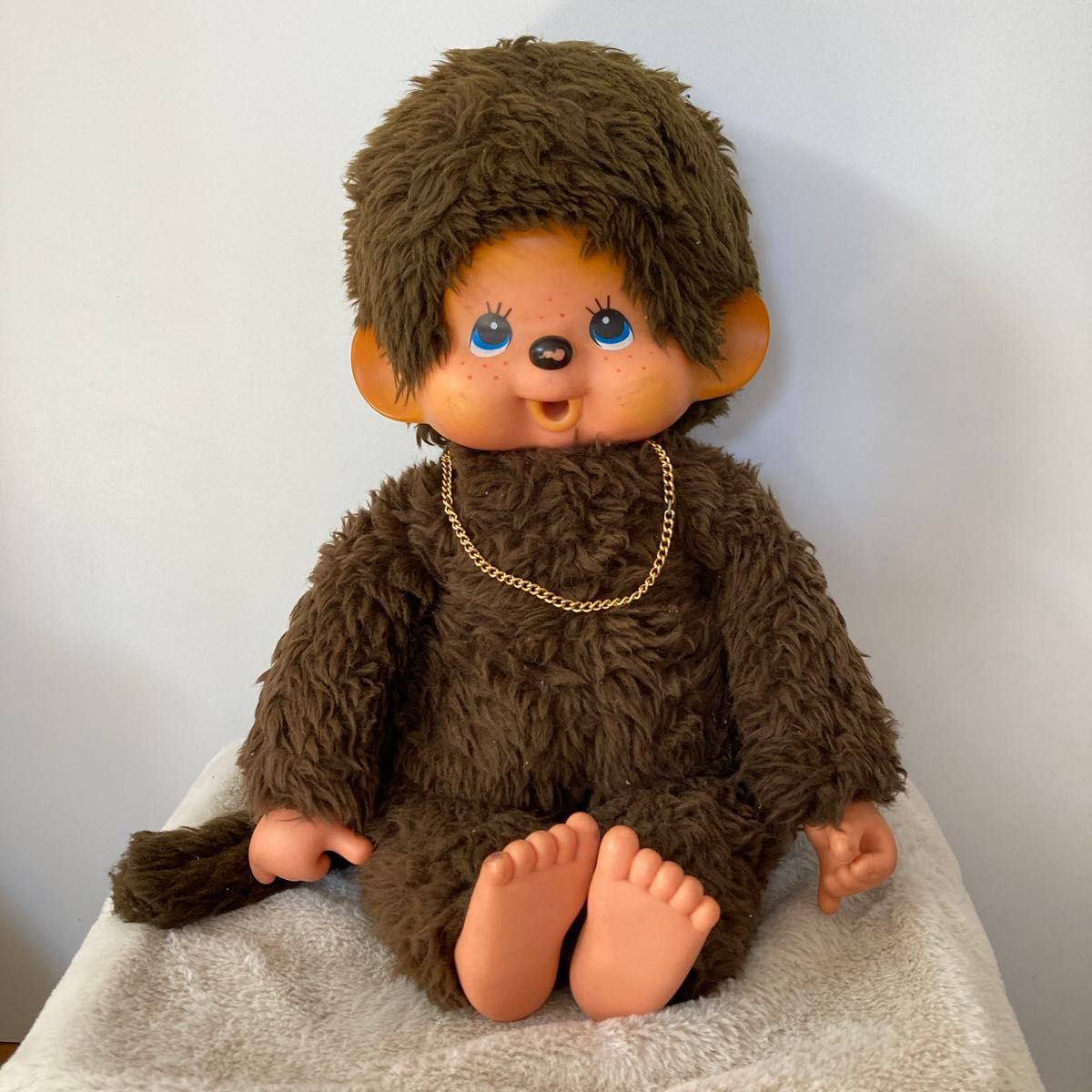 セキグチ 大きいBIG モンチッチ 45cm ぬいぐるみ 昭和レトロ 1974