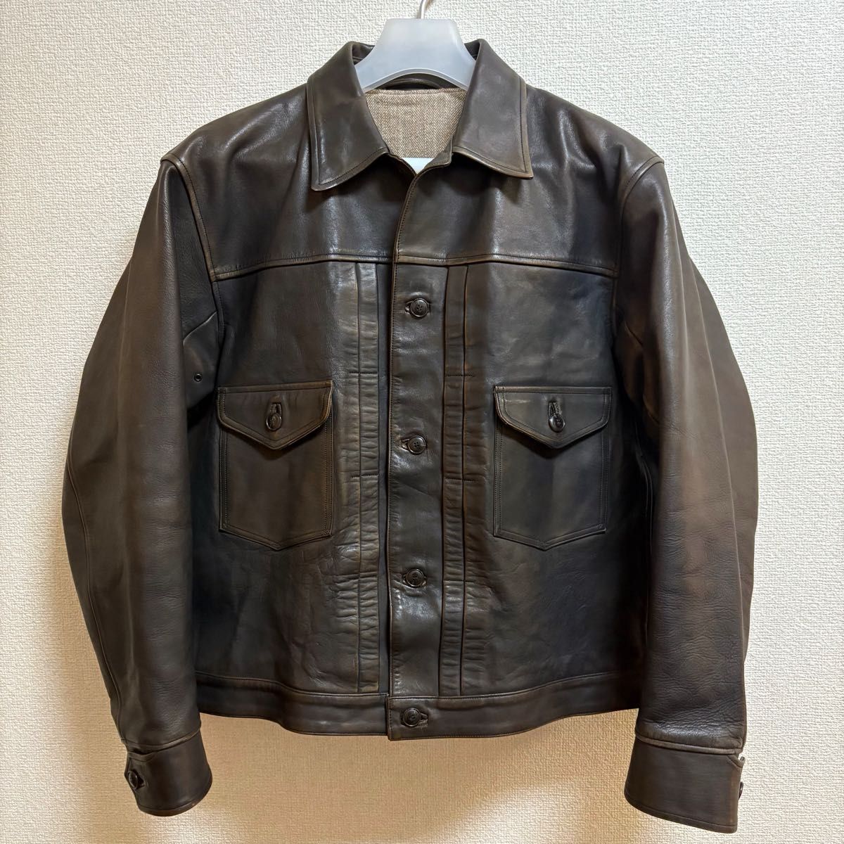 OLD JOE PATINA HORSE JEAN JACKET ブラウン 38｜Yahoo!フリマ（旧