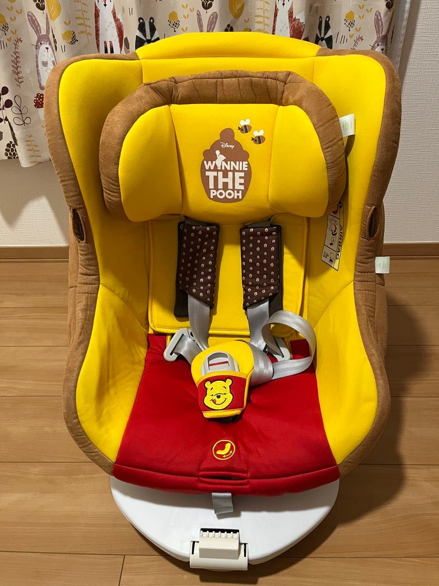 西松屋限定 くまのプーさん ISOFIX チャイルドシート 美品！くまのプー
