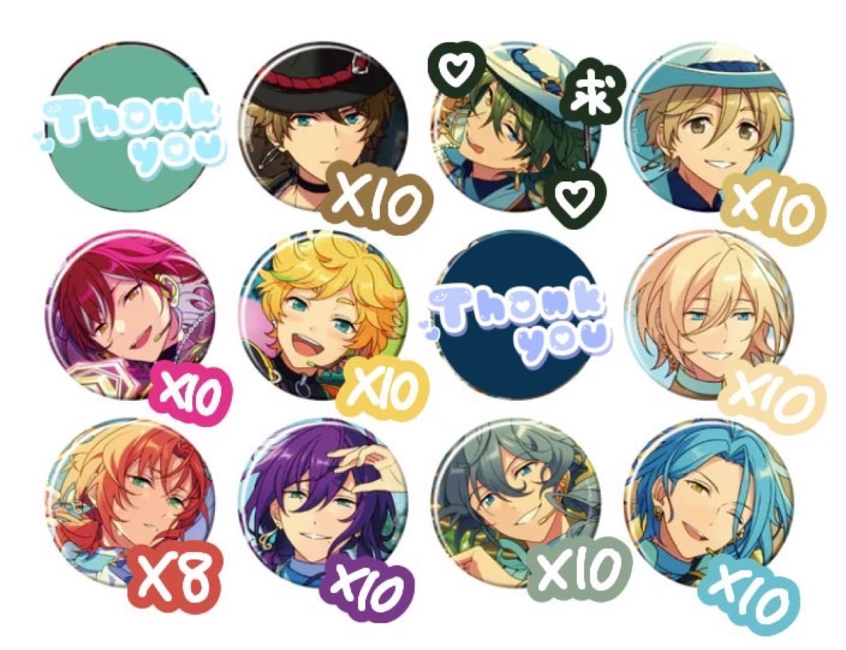 あんスタ コレクション 缶バッジ 2025 Jan idol 乱凪砂 コレクション缶