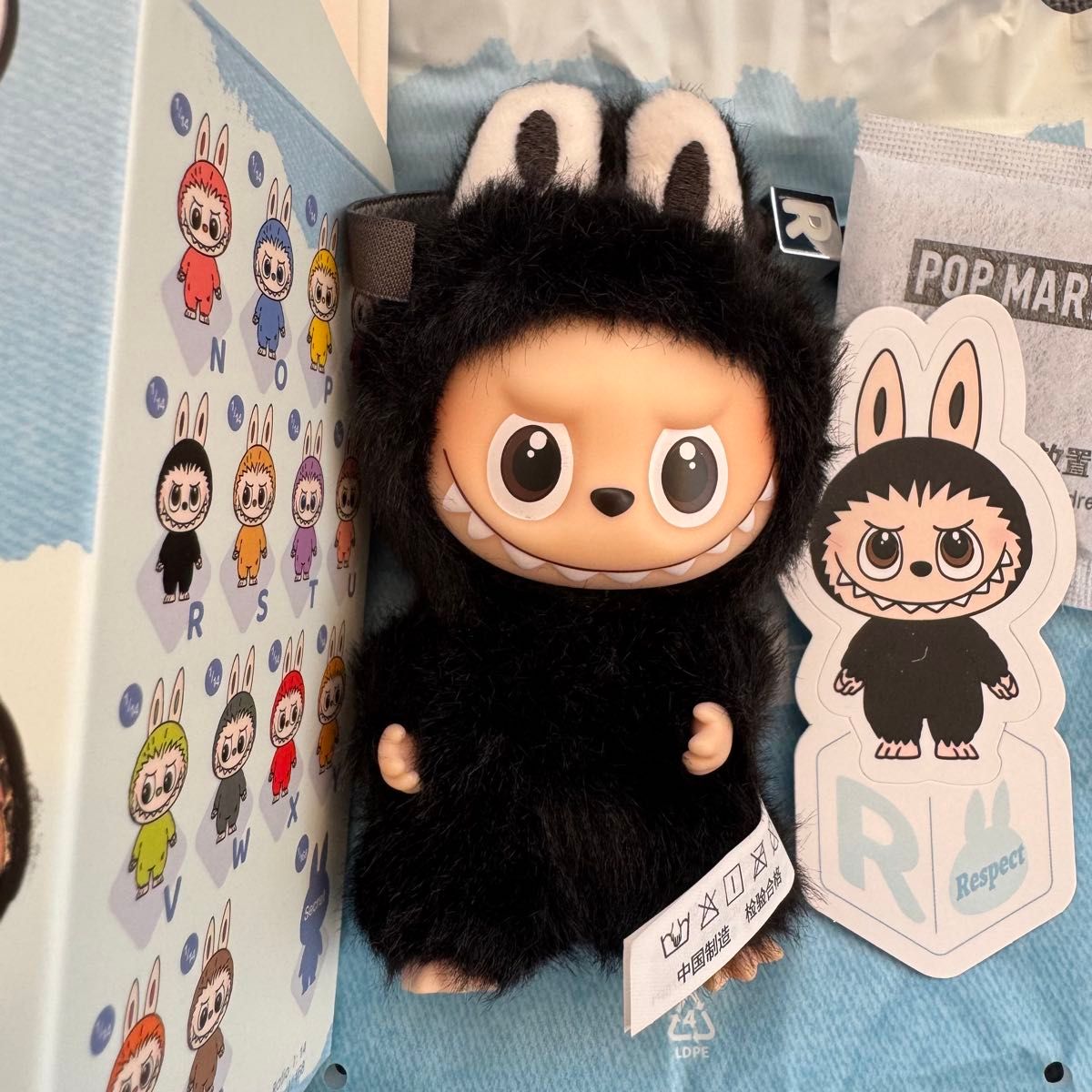 POPMART PIN FOR LOVE ぬいぐるみ ラブブ イニシャル 【R】 POPMART