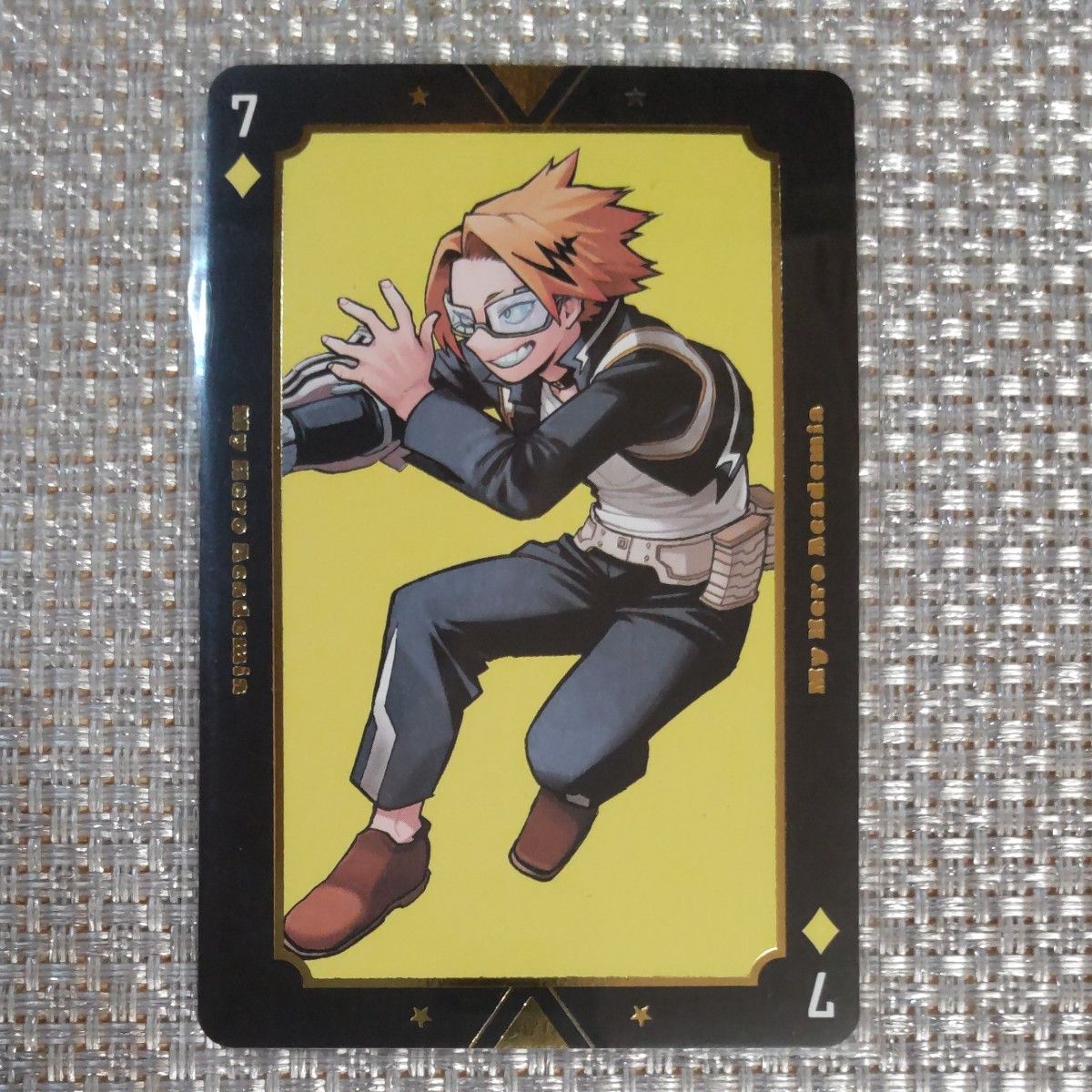 ヒロアカ展 上鳴電気 トランプ 箔押し ヒロアカ展 上鳴電気 トランプ