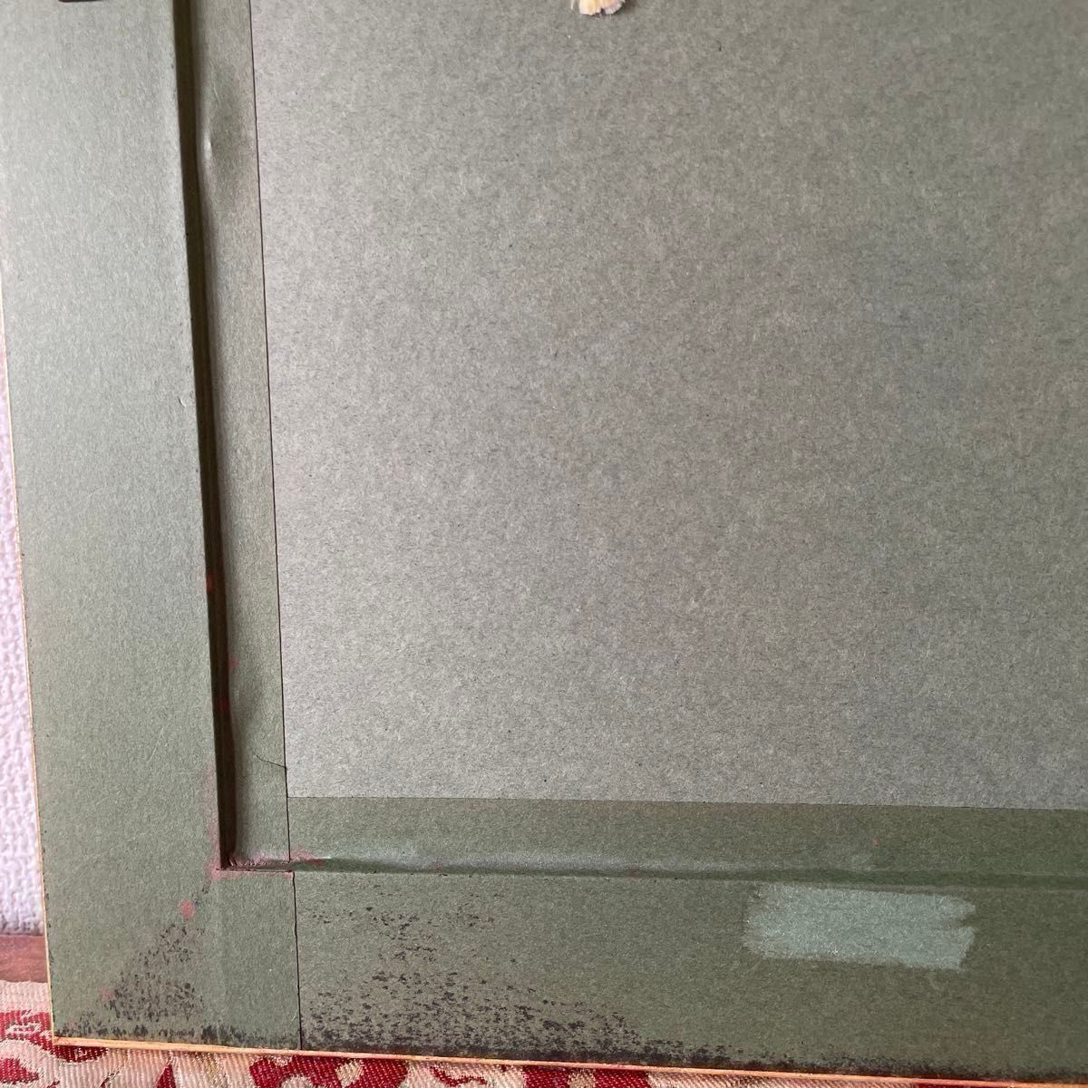 美品・五つ花・陶板画・額装済み・額34cm×31cm・画18cm×15cm