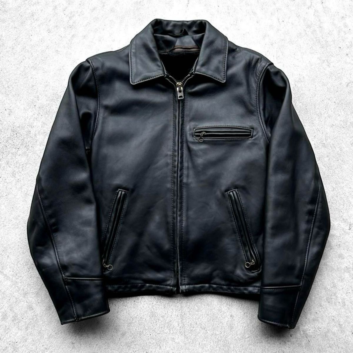 米国製 Schott ショット レザー トラッカージャケット 34 シングル