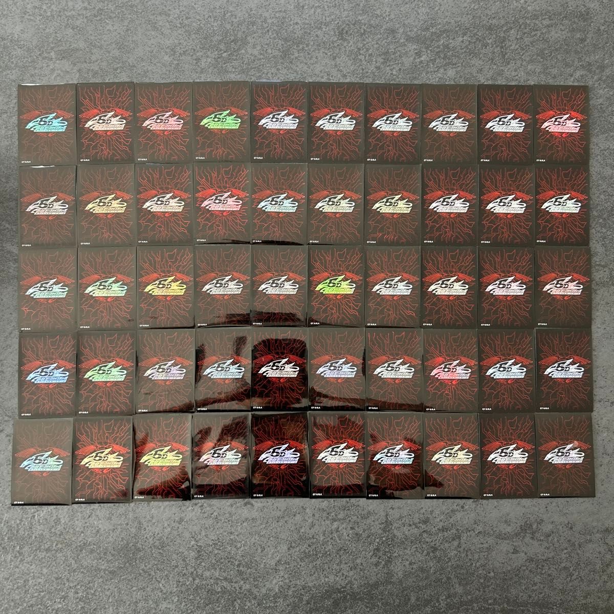 遊戯王5D's 竜の紋章 スリーブ 金 新品 未開封 遊戯王 竜の紋章