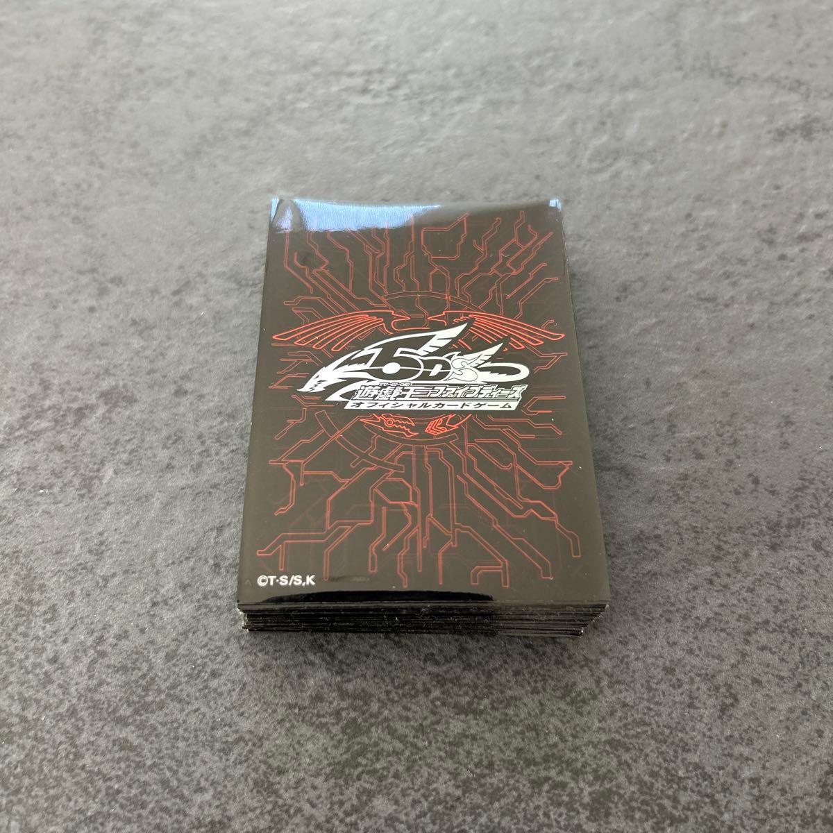 未開封品】遊戯王5D's 竜の紋章 （赤）スリーブ50枚入り 状態A