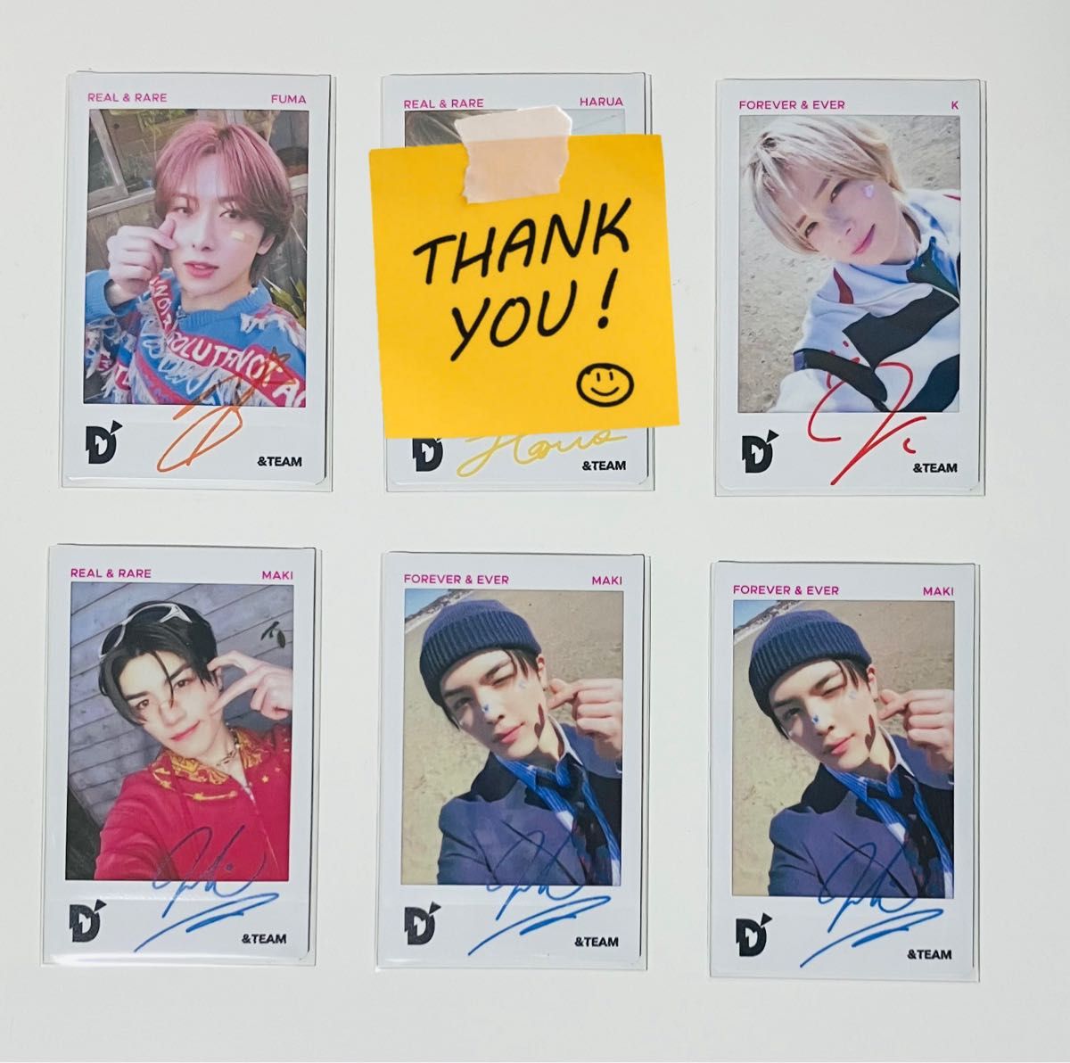 &team 雪明かり ラキドロ チェキ 直筆サイン入り FUMA フウマ NEWS