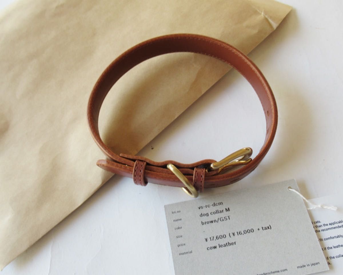 新品未使用 Hender Scheme dog collar M 犬の首輪 エンダースキーマ