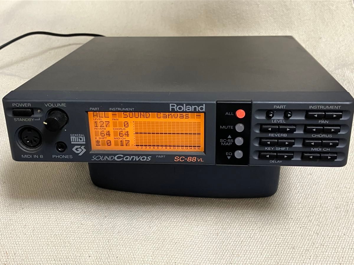Roland SC-88VL Sound Canvas 音源モジュール 動作品】Roland SC-88VL