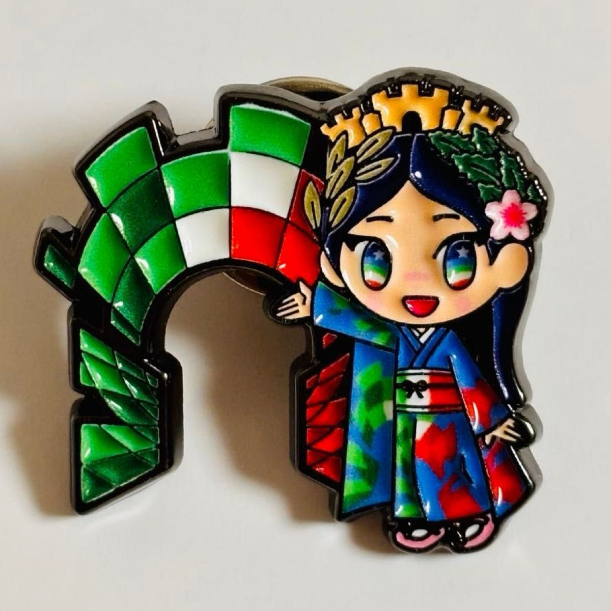 最安値大阪関西万博 イタリア館 イタリアちゃんピンバッジ 早い者勝ち