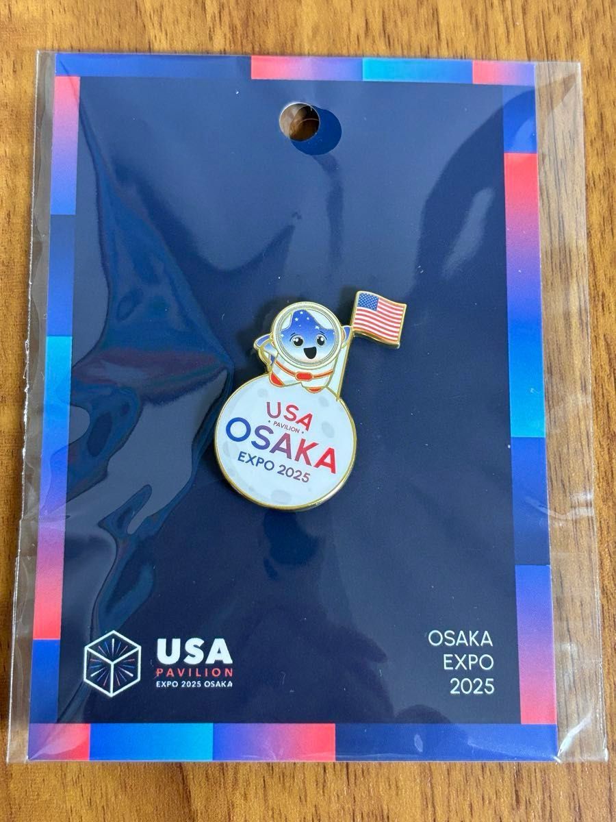 大阪 関西 万博 EXPO2025 アメリカ パビリオン スパーク ピンバッジ