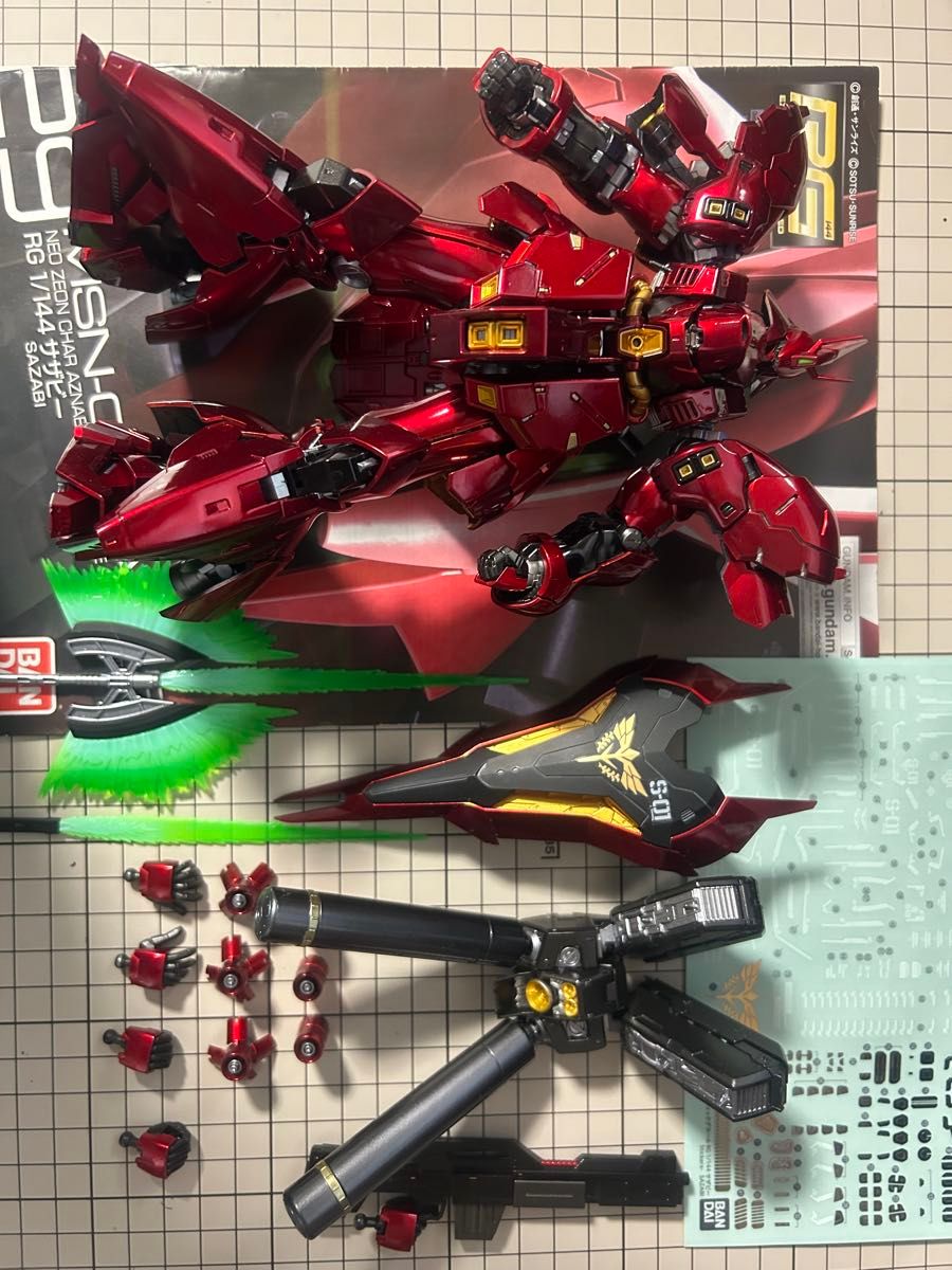 RG 1/144 サザビー キャンディ塗装 完成品 ガンプラ｜Yahoo!フリマ（旧