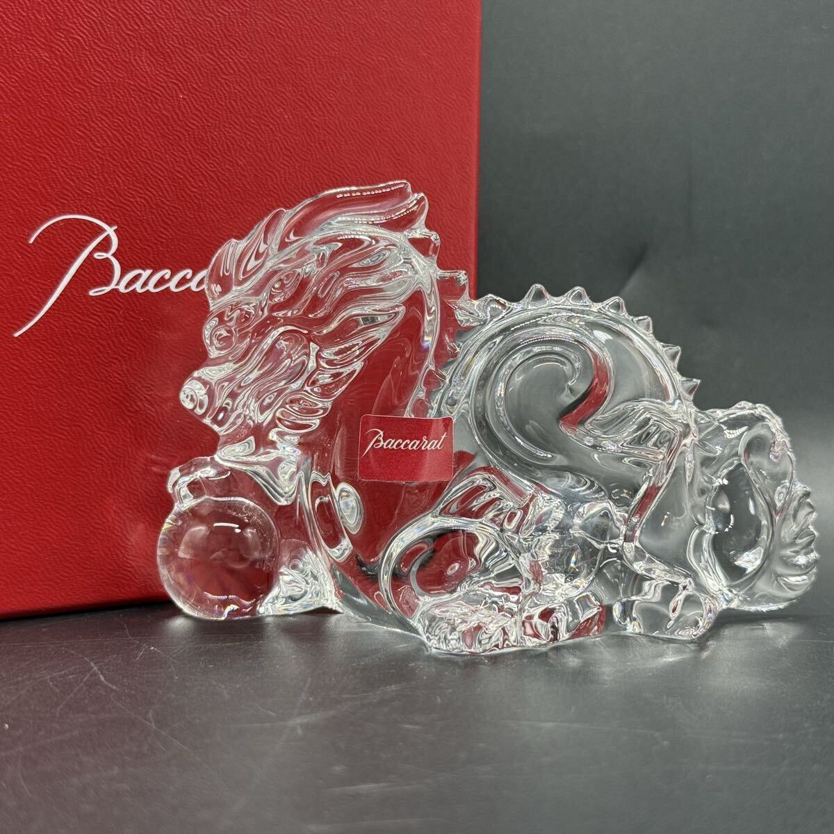Baccarat 干支 辰年 クリスタル フィギュリン (バカラ 置物 十二干支