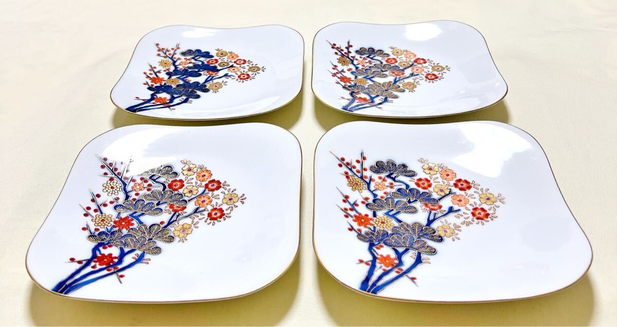 オールド香蘭社 明治期 デザート皿 里帰り品 オールド香蘭社 明治期