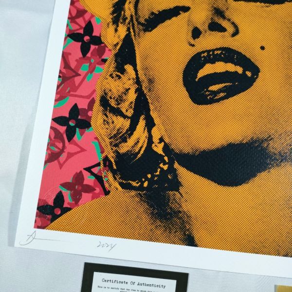 AM76 DEATH NYC 世界限定ポスター 現代アート ポップアート Marilyn