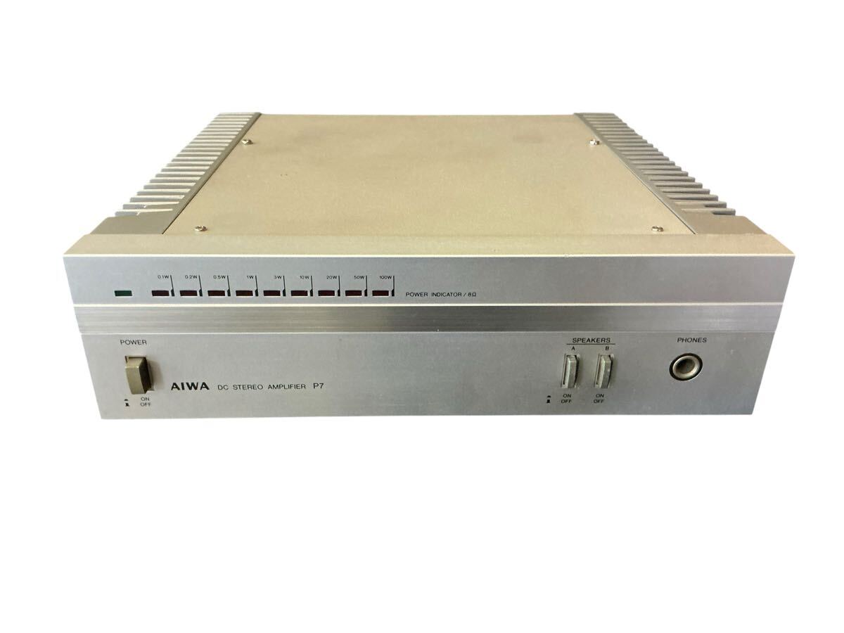 動作品 AIWA パワーアンプ S-P7