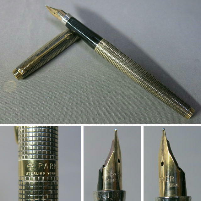 ペン先14K スターリングシルバー含む) PARKER パーカー 万年筆 計5点