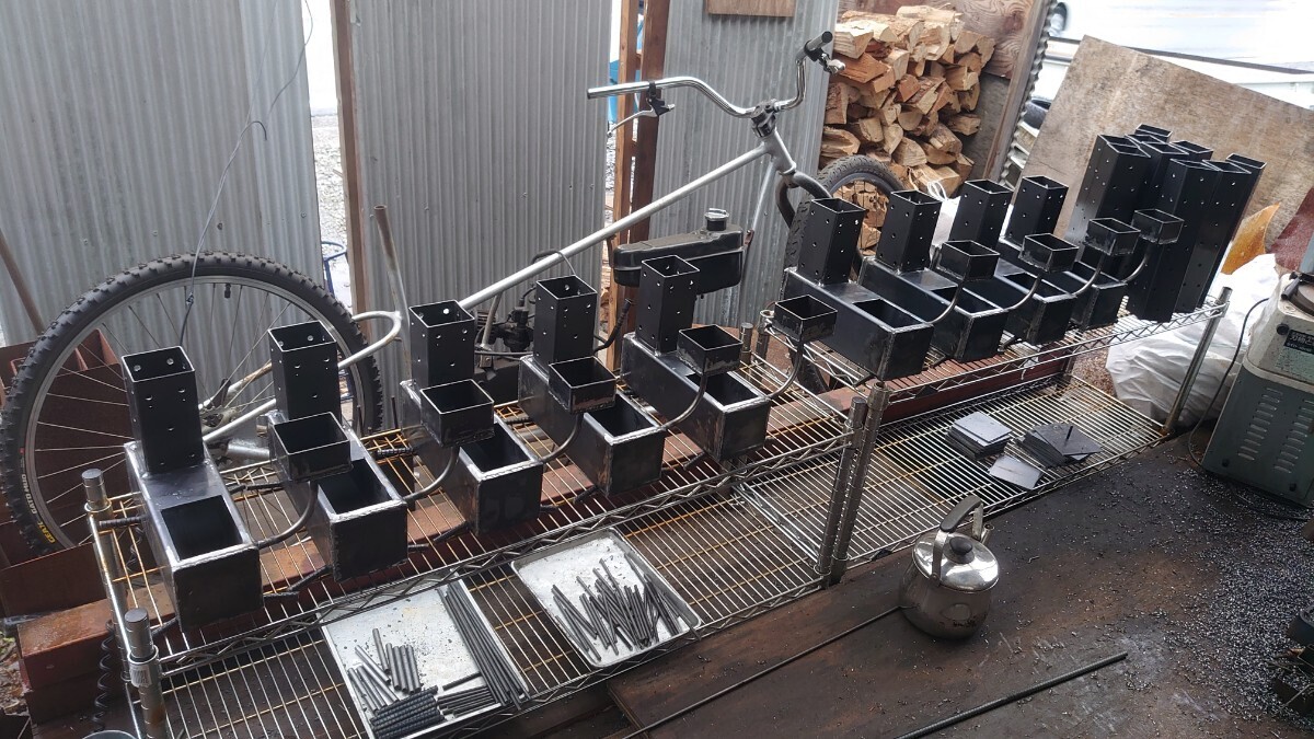 元祖 発案者の作品です 【特別企画】3点限定廃油ストーブ【エコノミー