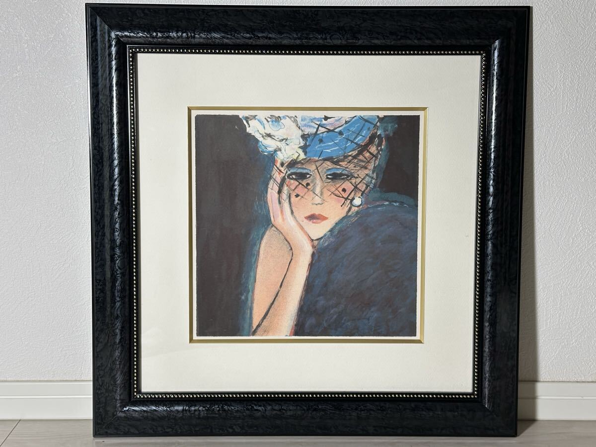 真作】絵画 結城素明 日本画12号 秋麗の菊図 優雅