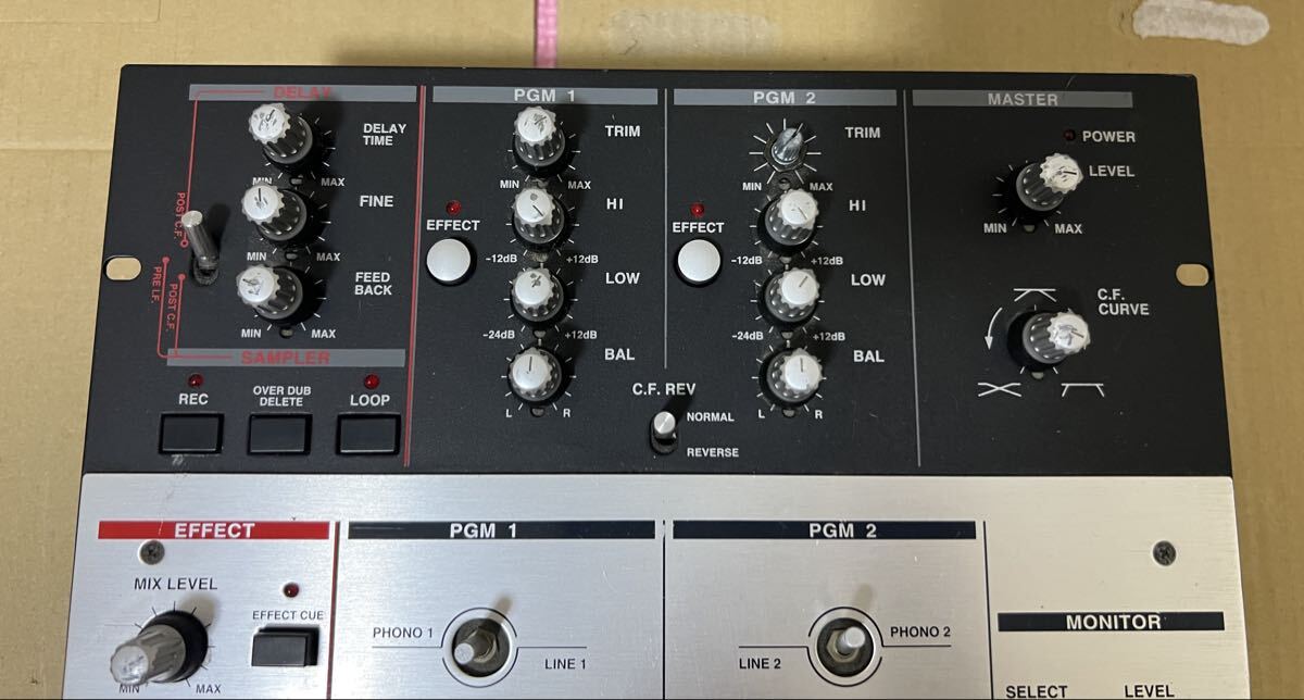 Vestax ベスタクス pmc05PRO クラシックDJミキサー 交換パネル有