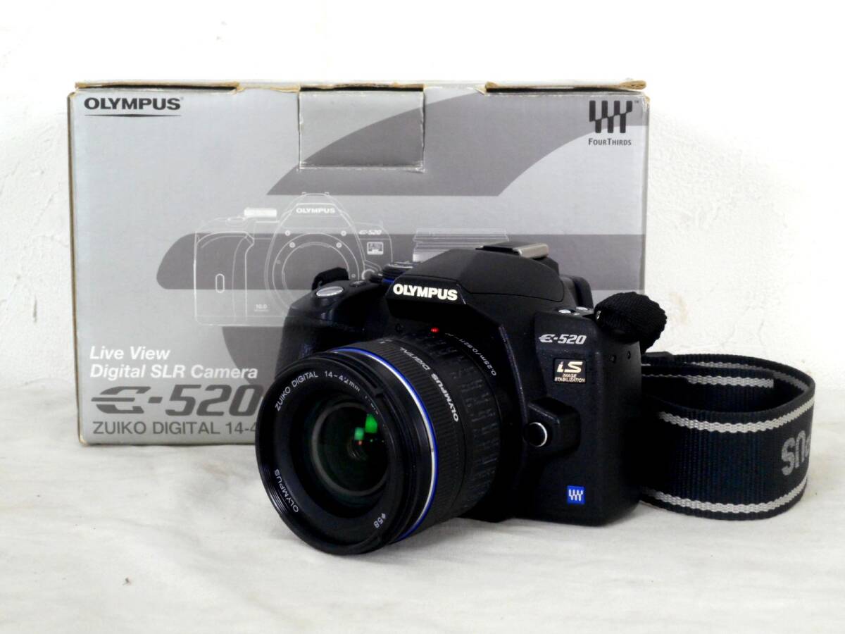 Olympus OLYMPUS オリンパス E-520 ZUIKO DIGITAL 14-42mm ボディ