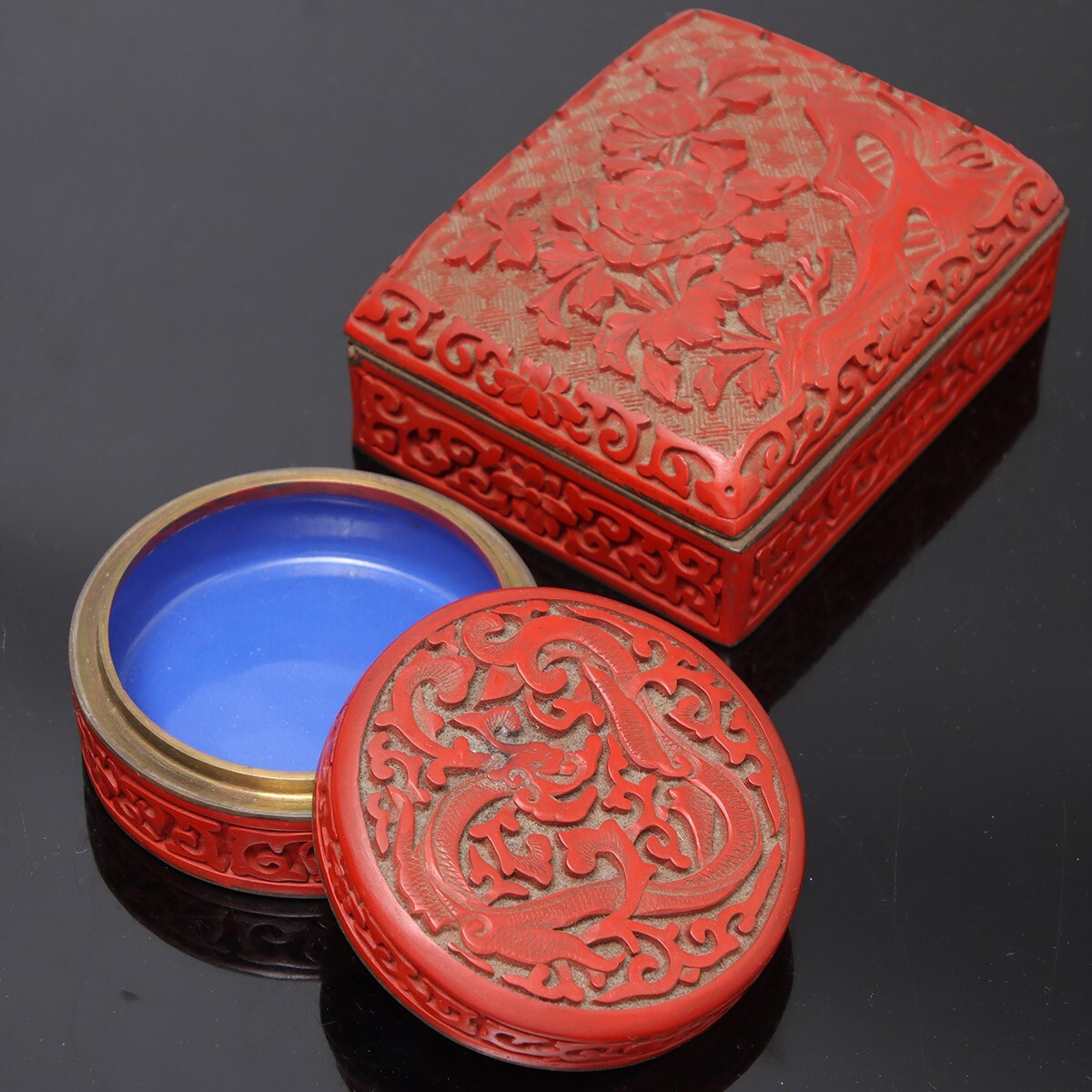 中国美術 漆 堆朱 書道筆 穂なし 全長約28cm 書道・習字 筆の通販