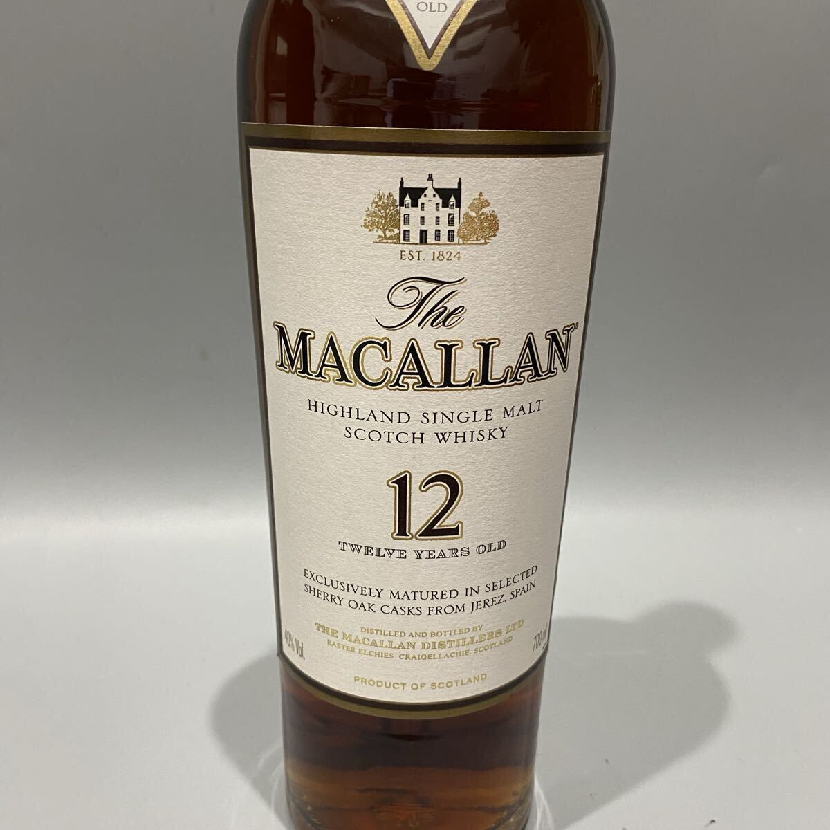未開栓 The MACALLAN マッカラン 12年 シェリーオークカスク 700ml 40
