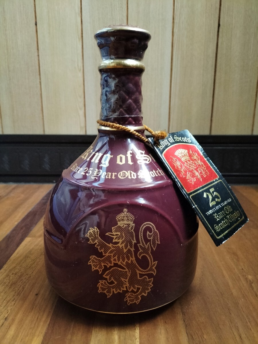 古酒 king of Scots キングオブスコッツ 25年 赤 レアオールド SCOTCH