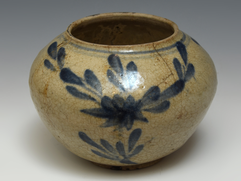 MURANO】ITALY☆ムラノ 金彩 ドルフィン モチーフ ブルー グラス