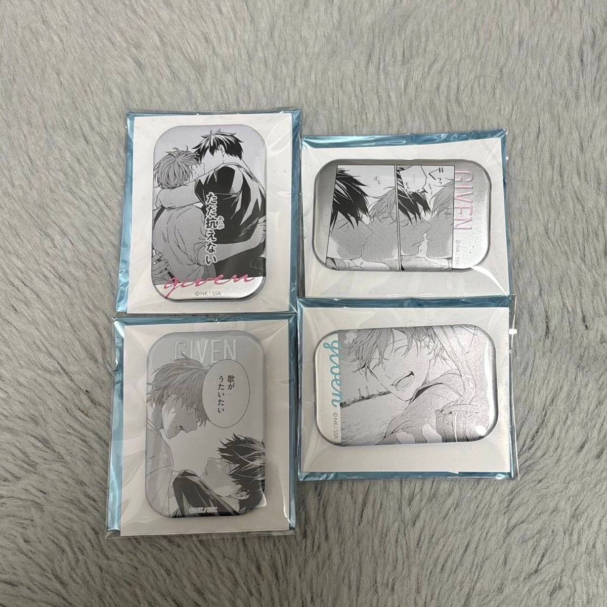 ギヴン展 ギヴン ENCORE 推しカプバッジ 推しカプ 上ノ山立夏 佐藤真冬