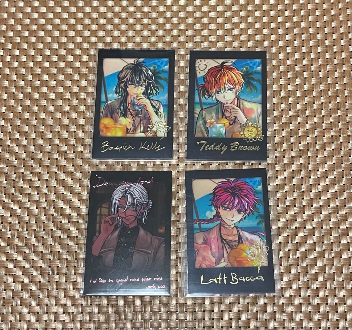 あくねこ 夏の思い出チェキ風カード フェネス・オズワルド 夏の思い出