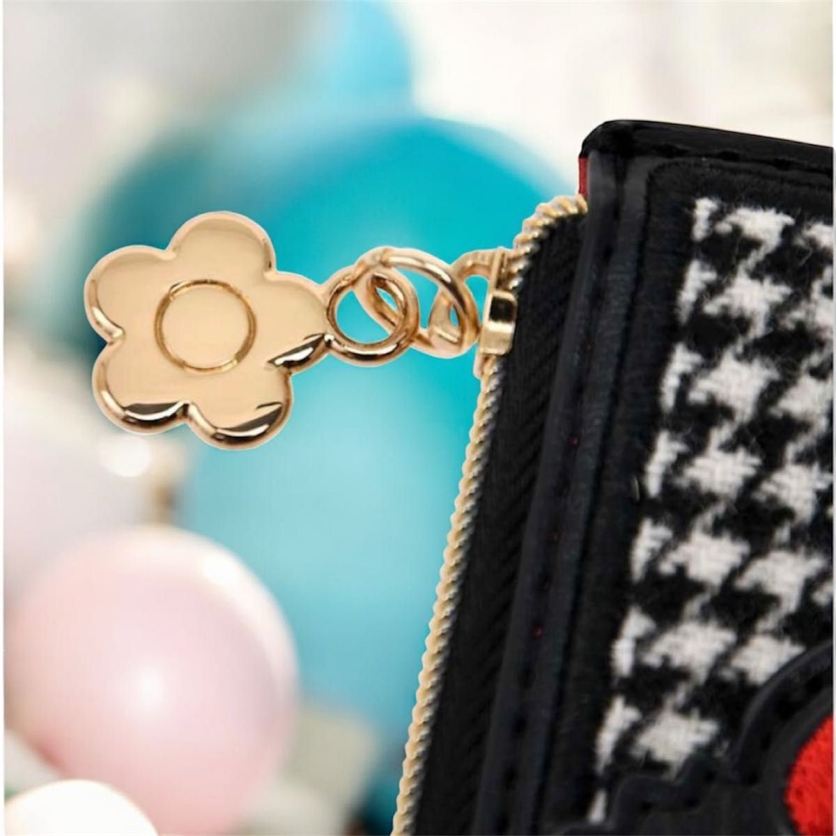 ディズニー×マリークワント♡三つ折り財布＆ファスナー付きパスケース