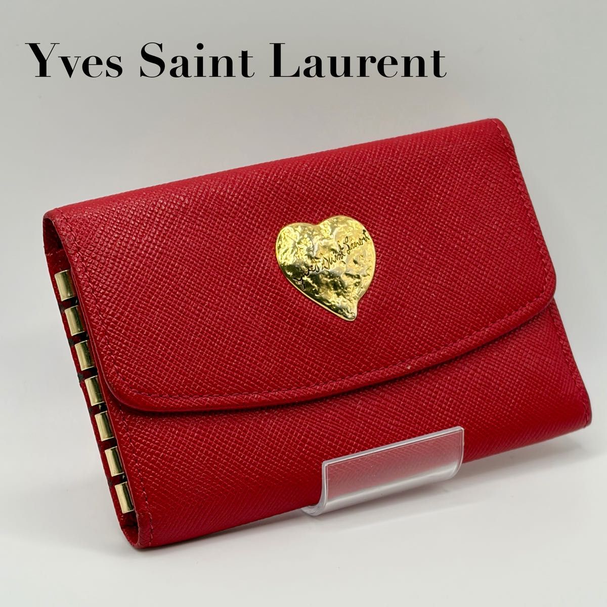 Yves Saint Laurent イヴ・サンローラン 6連キーケース ハートロゴ