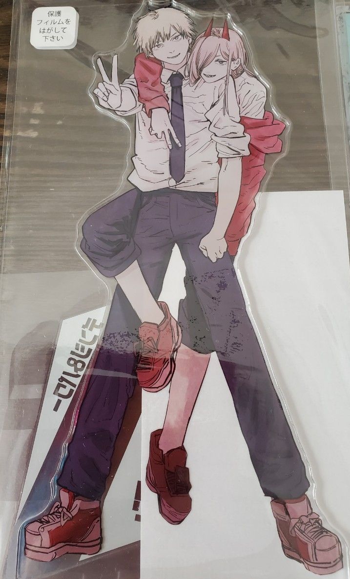 チェンソーマン アクリルMEGAフィギュア デンジ パワー｜Yahoo!フリマ