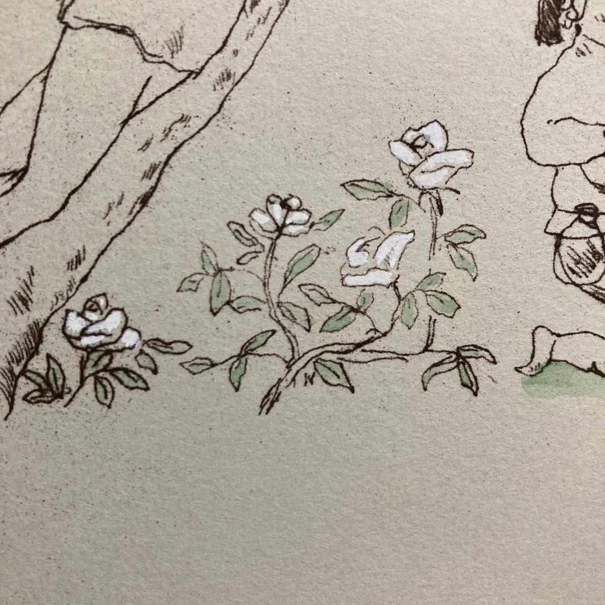 真作】山本容子「ロミオとジュリエット」手彩色エッチング 直筆サイン