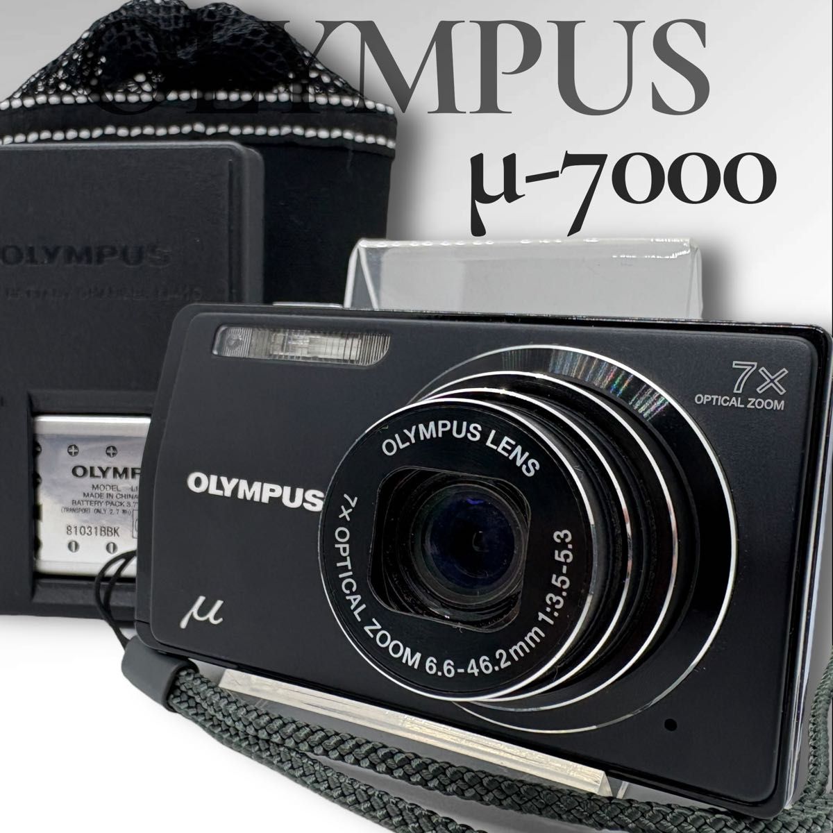 工場 【】(オリンパス) OLYMPUS ミユー7000 ブラツク オリンパス