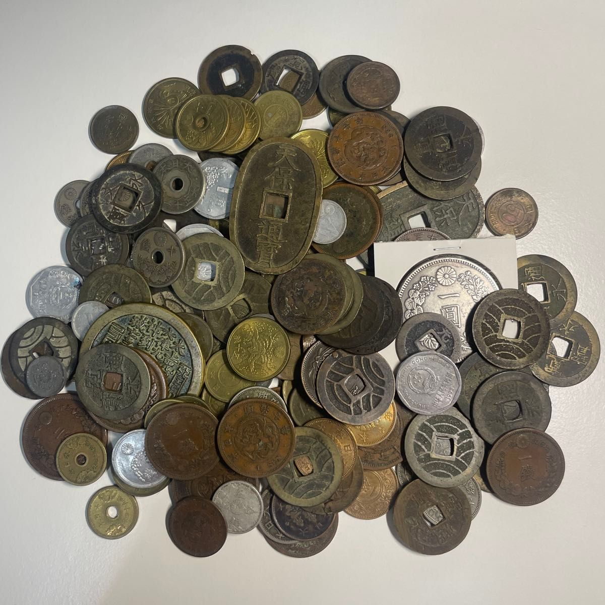 古銭 まとめ売り 大量 穴銭 寛永通宝 貿易銀 貨幣 硬貨 記念硬貨 古い