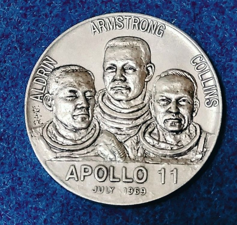 純銀製 アポロ11号月着陸記念メダル 約35g｜Yahoo!フリマ（旧PayPay