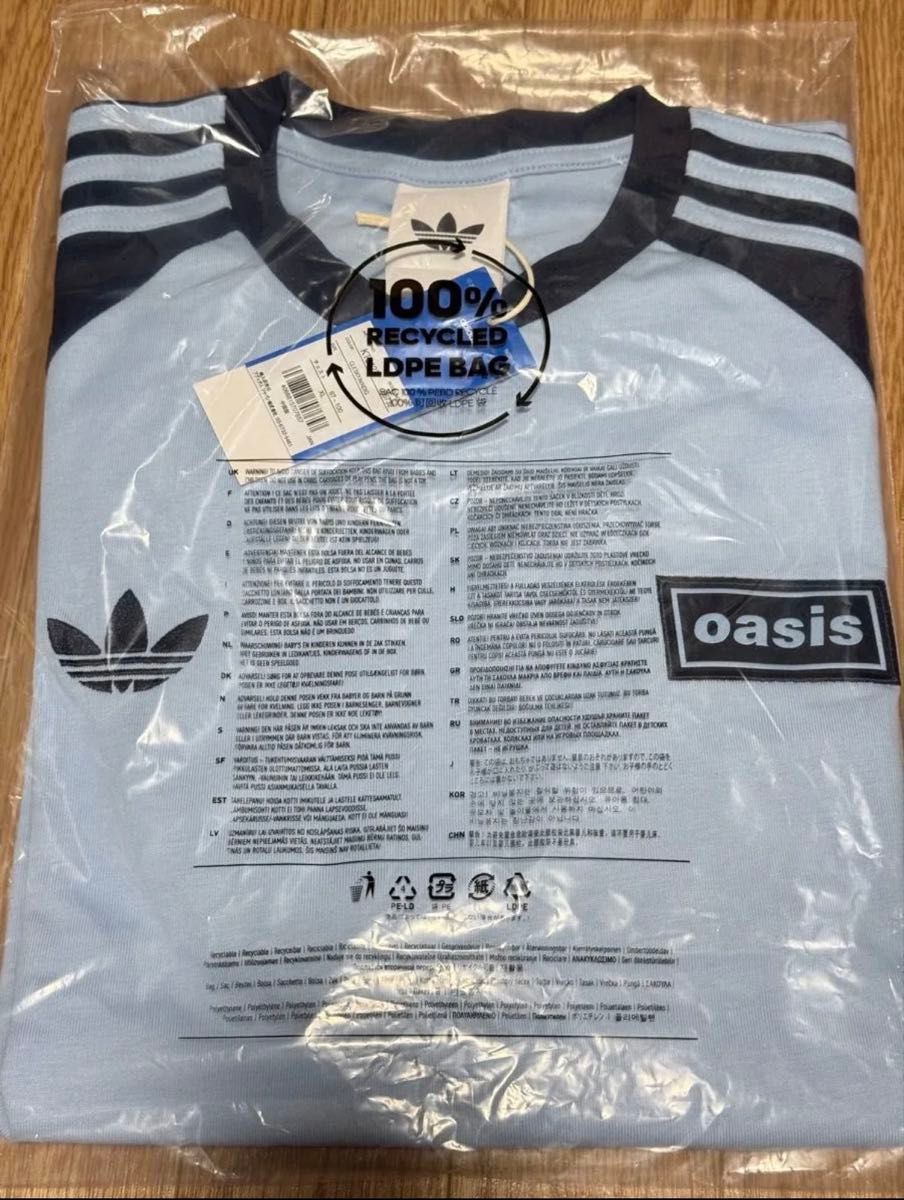 新品即納】oasis adidas Tokyo JAPAN 地名入り 長袖Tシャツ XL 日本