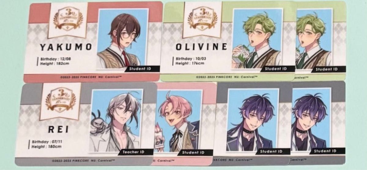 レイ クリアカード アクリルスタンド NU:カーニバル アニメイトカフェ